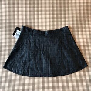 Wilsons Leather perforated black faux leather mini skirt. Size 10. NWT